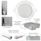 Nuwatt 4 Inch Ultra Thin LED Recessed Lighting 5CCT 2700K/3000K/3500K/4000K/5000K ETL Wafer Lights 12 PK NW-P-DL-4-9W-5CT-WH-12P - alternate 3